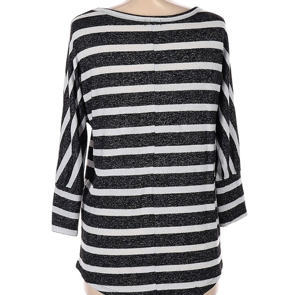 Mix by 41 Hawthorne 3/4 Sleeve Stiped Top Sz M - Picture 2 of 3